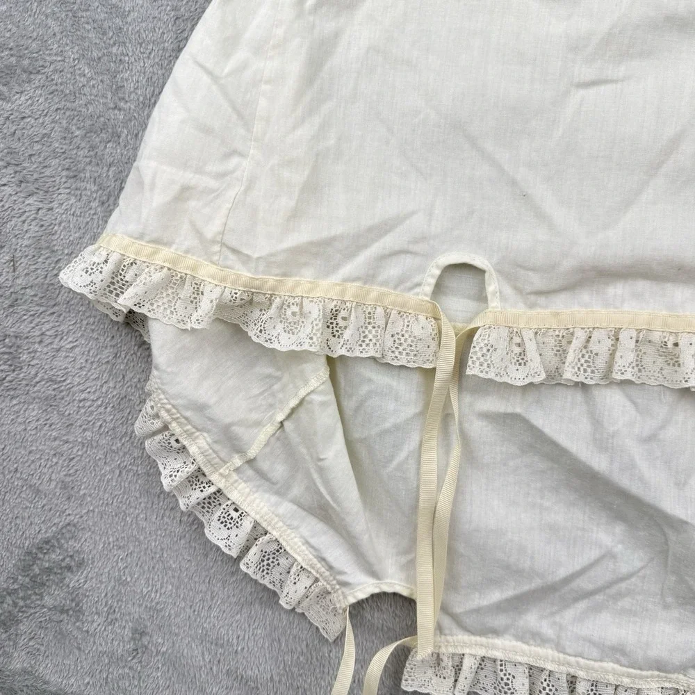 Longaberger Basket Liner‎ Cream w/Lace Trim 23